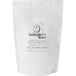 GALLAGHER'S WATER All-Natural Equine Hydration Beverage, Natural Flavor Enhancement Powder Mix with Electrolytes and Trace Minerals Designed to Encourage Horses to Drink Water, No Sugar Added!