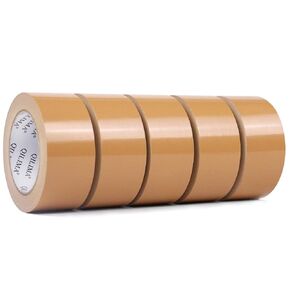 QILIMA 5-Pack Red Duct Tape, Professional Grade Duct Tape for Photographers,Industrial, Professional Use, 2 Inch X 30 Yards