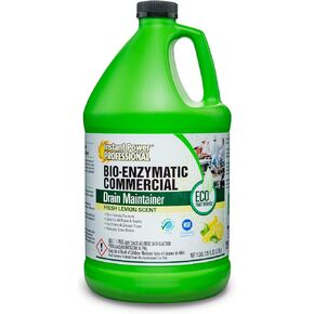 Instant Power Professional Enzyme Drain Cleaner, Drainage Clog Remover, 128 Fl. Oz.