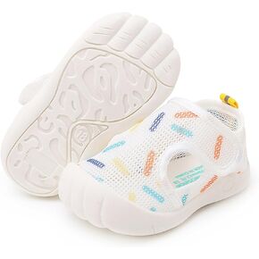 RVROVIC Boys Girls Athletic Sports Sandals Open-Toe Breathable Rubber Sole Beach Water Shoes for Toddler