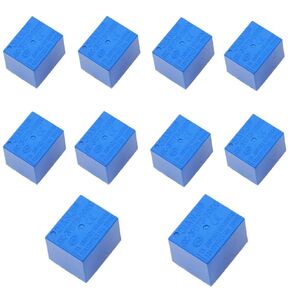 Szliyands JQC3F T73 تيار مستمر 5 فولت لفائف 5 دبابيس صغيرة SPST الطاقة التتابع PCB نوع 10 قطعة