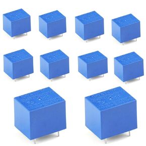 Szliyands JQC3F T73 DC 5V Coil 5 Pins Mini SPST Power Relay PCB Type 10PCS