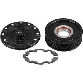 X AUTOHAUX 1 Set AC Compressor Clutch Kit Pulley Coil Auto Repair Compressors Assembly for Scion XB 2.4L 2008-2013