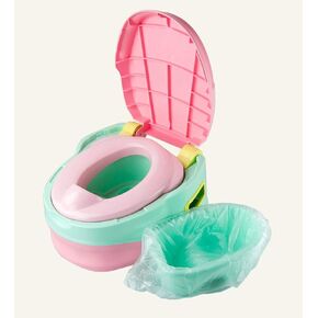 Disposable Potty Liners, Portable Seat Cover Travel Universal Potty Chair Liners with Drawstring, Pack of 50