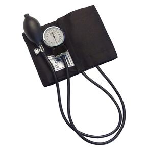Graham-Field Labtron Patricia Sphygmomanometer - Manual Blood Pressure Monitor with XL Cuff - Black, 180X, Adult Large