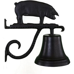 Montague Metal Products Cast Bell with Black Pig