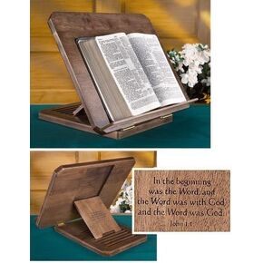 Bible Stand with Silk-screened Verse in Kuwait