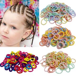 400 قطعة من ربطات شعر الأطفال الصغار، ربطات شعر للفتيات، أربطة شعر مطاطية ملونة لطيفة وإكسسوارات للشعر (اللون 03) in Kuwait