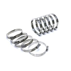 HPS SSWC-46-70x10 HPS Stainless Steel Worm Gear Liner Hose Clamps SAE 36, Effective Size 1-13/16"- 2-3/4", 1/2" Band (Pack of 10)