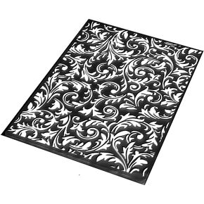 PUPUZAO Plastic Embossing Folder (5x7 Inch|Leaves Pattern) Paper Crafts Plastic Textured Impressions for Card Making Scrapbooking