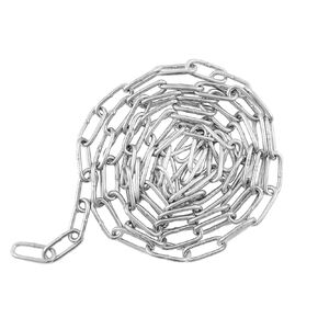 Unlorspy 5/64 Inch 304 Stainless Steel Chain, 6.5ft Length Metal Chain Link Light Duty Utility Chain for Home Improvement,Hanging Clothes, Plants and Pet Towing