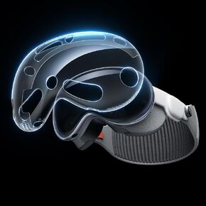 DIMONCOAT متوافق مع حافظة Apple Vision Pro، [تغطية 1:1] غطاء واقٍ من مادة TPU فائقة النحافة [مضاد للخدش والغبار] لسماعات Apple Vision Pro VR 2024 - شفاف in Kuwait