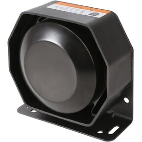 JAMTOM Compact عالي الأداء PA Siren Horn، 200W / 8 أوم مكبر صوت صفارات الإنذار فائق النحافة للشرطة وسيارات الإسعاف والمركبات الهندسية (قادر على أي نظام صفارة إنذار 100-200 واط)