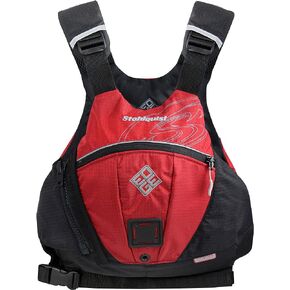 سترة نجاة PFD للبالغين من Stohlquist Edge - أحمر، مقاس XX-Large - سهل ضبط Whitewater PFD، إسفنج PVC قابل للطفو فائق النعومة وذو قدرة عالية على الحركة، مقاس متدرج منخفض لجميع المجدفين in Kuwait