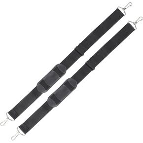 SUPVOX Viola Case Guitar Strap 2pcs Backpack Violin Case Strap Adjustable Belt Adjustable Bag Strap Replacement Instrument Storage Bag Belt Erhu Suitcase Metal Black Guitar Accessories