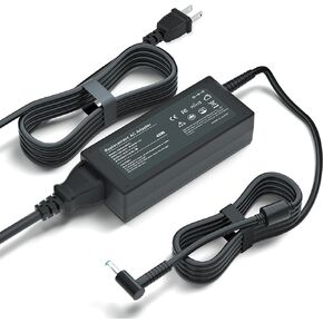 45W HP Laptop Charger for HP Stream 11 13 14, 19.5V 2.31A Notebook Power Adapter for HP Pavilion Touchsmart, Elitebook Folio, Spectre, Spectre Ultrabook, AC Adapter Power Supply (4.5mm x 3.0mm)