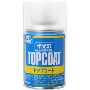 GSI Creos - B502 Semi-Gloss Spray, Mr. Hobby Mr. Top Coat