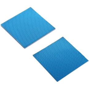 Thermal Pad, 100x100x2mm Highly Efficient Thermal Conductivity 12.0 W/mK, Insulated Heat High Temperature Resistant Silicone Thermal Pad for SSD IC LED GPU Heat Sink LED Cooling (Revised Edition)
