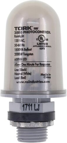 NSI Tork 2000 Photo-Control Cell, 1/2" Stem Conduit Mount, 120V, 2000W in Saudi Arabia