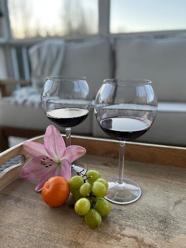 Floating Wine Glasses for Pool (18 Oz | Set of 2) That Float | Shatterproof Poolside Wine Glasses | Floating Cup | Beach Glass | Outdoor Tritan Plastic Wine Glasses with Stem in Saudi Arabia