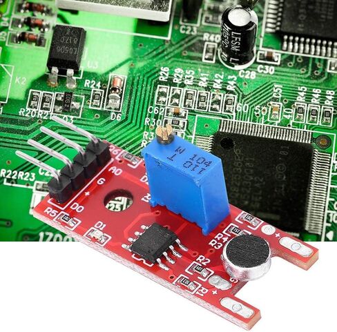 5Pcs Sound Sensor Module, 3 to 5V Microphone Sound Sensor Microphone Sensor Module Ultra Small Professional Microphone Amplifier IC KY-038 for Assembly with Indicator Lights in Saudi Arabia
