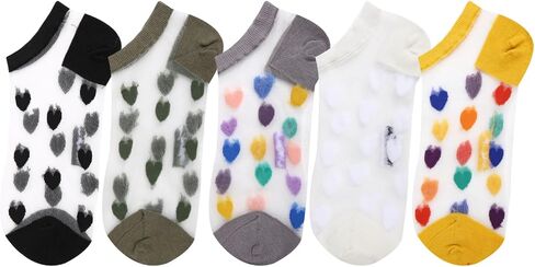 Benefeet Sox Womens Girls Sheer No Show Ankle Socks Lace Mesh Low Cut Liner Socks Transparent See Through Nylon Short Socks in Saudi Arabia