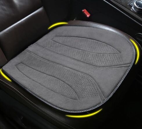 غطاء مقعد السيارة Lofty Aim: غطاء مقعد السيارة الأمامي الفاخر، واقي مقعد السيارة الداخلي للسائق، وسادة مقعد عالمية تناسب تمامًا 95% من السيارات والشاحنات والمركبات وسيارات الدفع الرباعي والشاحنات - رمادي قطعة واحدة in Kuwait