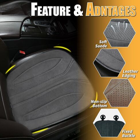غطاء مقعد السيارة Lofty Aim: غطاء مقعد السيارة الأمامي الفاخر، واقي مقعد السيارة الداخلي للسائق، وسادة مقعد عالمية تناسب تمامًا 95% من السيارات والشاحنات والمركبات وسيارات الدفع الرباعي والشاحنات - رمادي قطعة واحدة in Kuwait