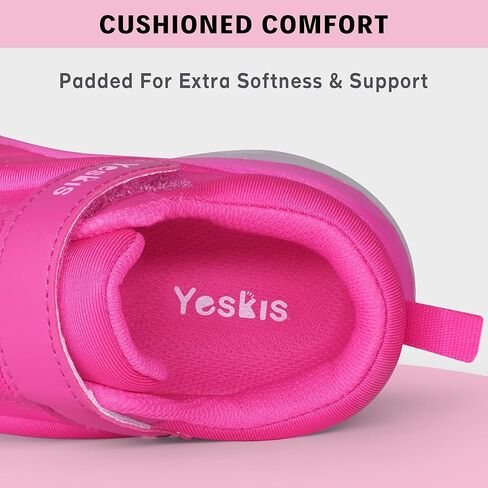 YESKIS Boys Girls Light Up Shoes with Switch 3 Lighting Modes Fizzzy Big Kids LED Running Tennis Sneakers for Toddler Little and Big Kid in Kuwait