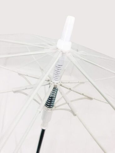 SMATI Stick Extra Large Clear Umbrella - border - wedding - resistant to wind in Kuwait