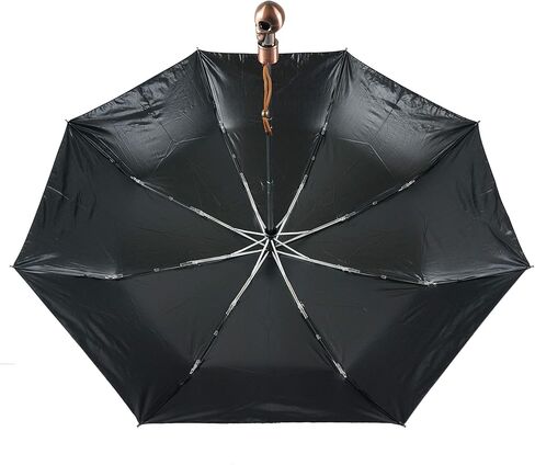 Auto Open and Close triple-folding umbrella cool skulls printed canopy skull shaped handle inner UV protection coating parasol in Kuwait