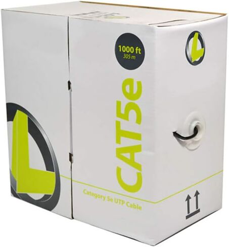 axGear CAT5e 1000FT UTP Solid Network Ethernet LAN Cable Bulk Wire 1000 Ft New in Saudi Arabia