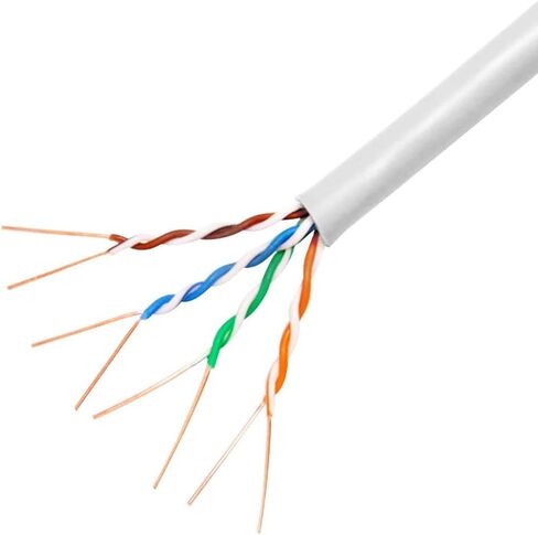 axGear CAT5e 1000FT UTP Solid Network Ethernet LAN Cable Bulk Wire 1000 Ft New in Saudi Arabia