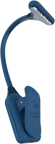 Mighty Bright The Original NuFlex Book Light, Warm Eye Care LEDs, Flexible, Durable, Dimmable, Clip-On Light, for Kids, Reading, Bookworms, Read in Bed, Batteries or Micro USB (Midnight Blue) in Kuwait