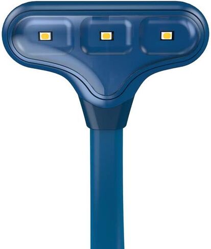 Mighty Bright The Original NuFlex Book Light, Warm Eye Care LEDs, Flexible, Durable, Dimmable, Clip-On Light, for Kids, Reading, Bookworms, Read in Bed, Batteries or Micro USB (Midnight Blue) in Kuwait