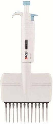 DLAB 7030304012 Micropette Plus حجم قابل للتعديل اثني عشر قناة، 50-300 ul in Kuwait