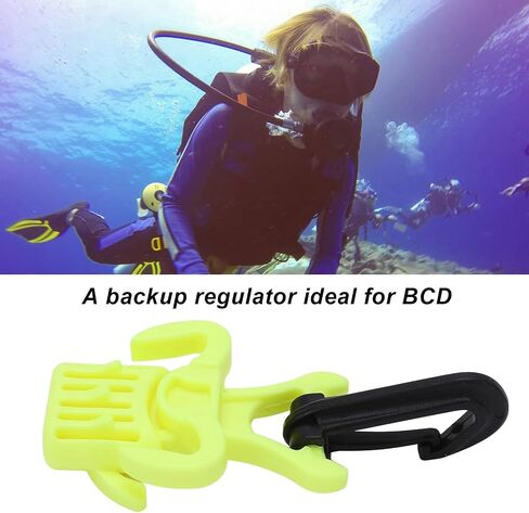 OUKENS Scuba Diving Octopus Holder, Scuba Dive Mouthpiece Holder Plastic Diving Regulator with Clip 2 Colors in Saudi Arabia