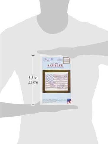 Jack Dempsey Stamped White Sampler 11"X14"-Flag in Saudi Arabia