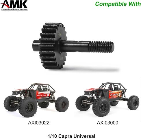 AMK Steel 14T-21T Capra Portal Gears, 27% UTB10 Overdrive Metal Gear for 1/10 RC Crawler F9 Axial Capra Upgrades (14T-21T) in Saudi Arabia
