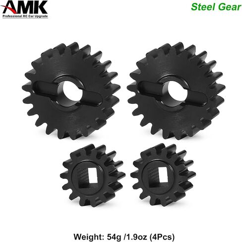 AMK Steel 14T-21T Capra Portal Gears, 27% UTB10 Overdrive Metal Gear for 1/10 RC Crawler F9 Axial Capra Upgrades (14T-21T) in Saudi Arabia