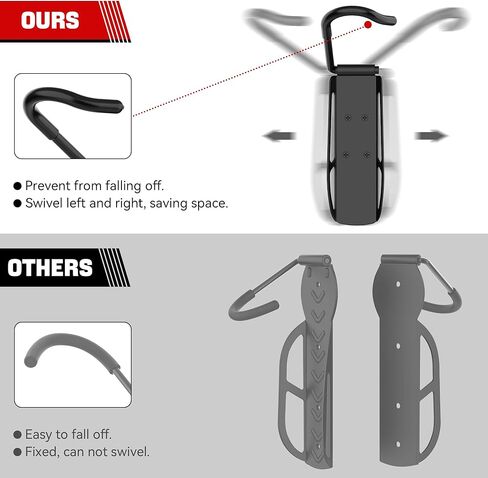 حامل دراجة دوار من Ultrawall مثبت على الحائط لتخزين الدراجة في الأماكن المغلقة، عبوتان in Kuwait