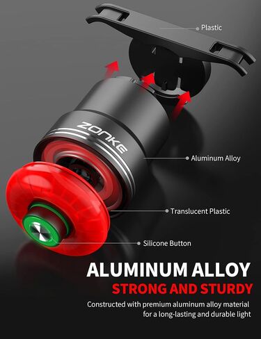 Smart Bike Tail Light with Automatic Brake Detection, USB Rechargeable, Ultra Bright LED Taillight for Night Riding and Bicycle Safety, Waterproof Back Taillights for Road Cycling in Saudi Arabia