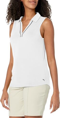 Puma Golf Women's Cloudspun Piped Sl Polo in Saudi Arabia