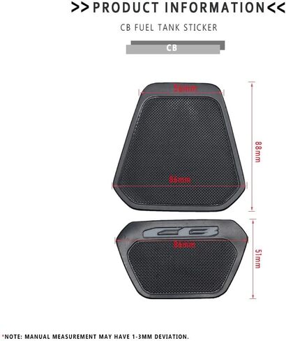 Wodpice ل CB650R CB1000R CB650 CB1000 CB125 250 300 500 400 600 CB750 2023 خزان وقود دراجة نارية ملصقات وسادة مطاطية ملصق in Kuwait