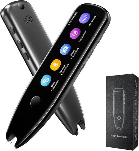 Adelagnes Reader Scanner Pen Dictionary Language Translator Device Real Time Support 112 Languages Voice Translator Text to Speech OCR/WiFi Translator Suitable for Meetings Travel Learning in Saudi Arabia