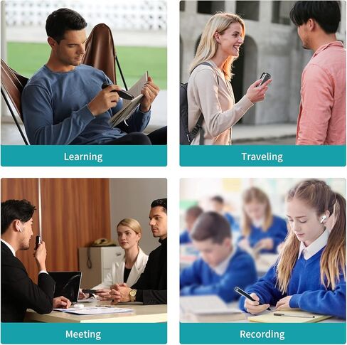 Adelagnes Reader Scanner Pen Dictionary Language Translator Device Real Time Support 112 Languages Voice Translator Text to Speech OCR/WiFi Translator Suitable for Meetings Travel Learning in Saudi Arabia