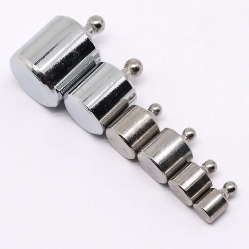 أوزان معايرة GDFYMI، مجموعة وزن معايرة 205 جرام، فولاذ دقيق مع ملاقط لتوازن ميزان المجوهرات الرقمي 5 جرام 10 جرام 2 × 20 جرام 50 جرام 100 جرام (6 قطع) in Kuwait