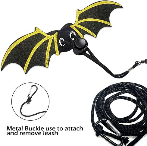 حزام ومقود التنين الملتحي قابلان للتعديل (S، M، L، 3 عبوات) - مقود سحلية الزواحف من الجلد الناعم للبرمائيات والحيوانات الأليفة الصغيرة الأخرى in Kuwait