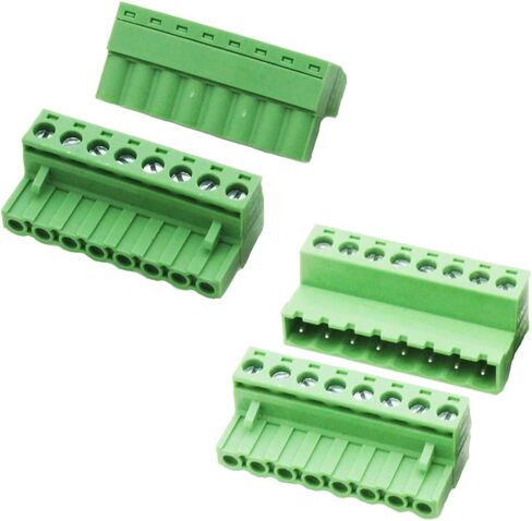 Jienk 10 قطعة 2-Pin 300V 10A 5.08 مللي متر الملعب PCB جبل برغي محطة كتلة موصل لكابل 28-12AWG in Saudi Arabia