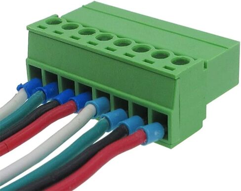 Jienk 10 قطعة 2-Pin 300V 10A 5.08 مللي متر الملعب PCB جبل برغي محطة كتلة موصل لكابل 28-12AWG in Saudi Arabia